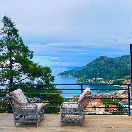 شقة Luxury Sea View 1 Bedroom Pool Parking مرمريس