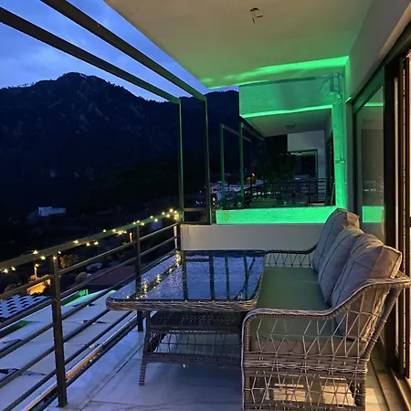 Luxury Sea View 1 Bedroom Pool Parking مرمريس